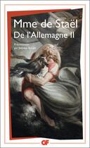 Couverture du livre « De l'Allemagne Tome 2 » de Germaine De Stael-Holstein aux éditions Flammarion