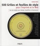 Couverture du livre « 500 grilles et feuilles de styles pour l'imprimé et le Web » de Graham Davis aux éditions Eyrolles