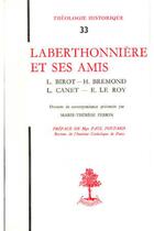 Couverture du livre « TH n°33 - Laberthonnieère et ses amis » de Marie-Therese Perrin aux éditions Beauchesne