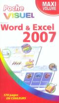 Couverture du livre « Word et excel 2007 » de  aux éditions First Interactive