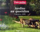 Couverture du livre « Calendrier jardin au quotidien (édition 2008) » de Marcel Guedj aux éditions Hugo Image