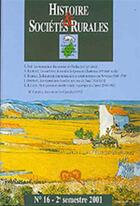 Couverture du livre « REVUE HISTOIRE ET SOCIETES RURALES : Histoire ET SOCIETES RURALES 16 » de Pur aux éditions Pu De Rennes