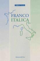 Couverture du livre « Franco-italica 2000 » de Con Cecchetti Dario aux éditions Universite De Savoie