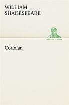 Couverture du livre « Coriolan » de William Shakespeare aux éditions Tredition