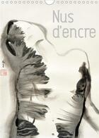 Couverture du livre « Nus d'encre (Calendrier mural 2020 DIN A4 vertical) ; Série de nus féminins à l'encre de Chine (Calendrier mensuel, 14 Pages ) » de K.A. Lumi aux éditions Calvendo