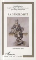 Couverture du livre « La générosité » de  aux éditions L'harmattan