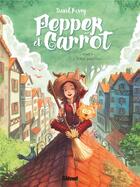 Couverture du livre « Pepper et Carrot t.3 : l'effet papillon » de David Revoy aux éditions Glenat
