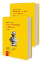Couverture du livre « Essais de critique et d'histoire » de Hippolyte Taine aux éditions Classiques Garnier
