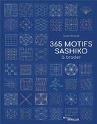 Couverture du livre « 365 motifs sashiko à broder » de Susan Briscoe aux éditions Eyrolles