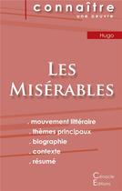 Couverture du livre « Fiche de lecture les misérables de Victor Hugo (analyse littéraire de référence et résumé complet) » de  aux éditions Editions Du Cenacle