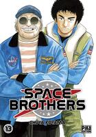 Couverture du livre « Space brothers Tome 13 » de Chuya Koyama aux éditions Pika