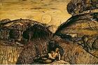 Couverture du livre « Samuel Palmer ; the poetical landscape » de Colin Harrison aux éditions Ashmolean