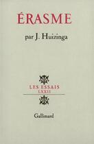 Couverture du livre « Érasme » de Huizinga/Febvre aux éditions Gallimard