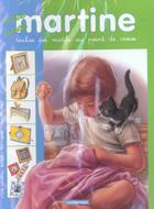 Couverture du livre « Avec martine realise des motifs au point de croix » de Marlier Marcel aux éditions Casterman