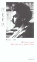 Couverture du livre « Moi, ezra pound, deja pendu par les talons a milan » de Lucas Hees aux éditions Rocher