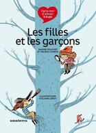 Couverture du livre « Parle-moi d'amour ; les filles et les graçons » de Nadine Mouchet et Violaine Leroy et Valerie Combes aux éditions Amaterra