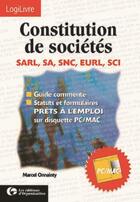 Couverture du livre « Constitution De Societes » de Marcel Onnainty aux éditions Organisation