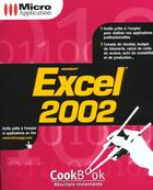 Couverture du livre « Cookbook Excel 2002 » de Premium Consult aux éditions Micro Application