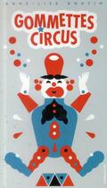 Couverture du livre « Gommettes circus » de Anne-Lise Boutin aux éditions Sarbacane