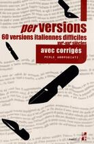 Couverture du livre « Perversions » de Perle Abbrugiati aux éditions Pu De Provence