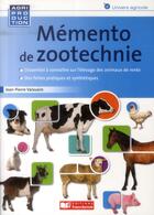 Couverture du livre « Mémento de zootechnie » de Jean-Pierre Vaissaire aux éditions France Agricole