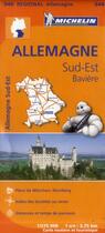 Couverture du livre « Allemagne sud-est, baviere » de Collectif Michelin aux éditions Michelin