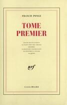 Couverture du livre « Douze petits écrits t.1 ; le parti pris des choses » de Francis Ponge aux éditions Gallimard