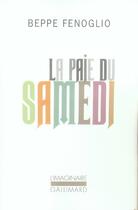 Couverture du livre « La paie du samedi » de Beppe Fenoglio aux éditions Gallimard