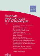 Couverture du livre « Contrats informatiques et électroniques (5e édition) » de Philippe Le Tourneau aux éditions Dalloz