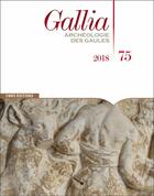 Couverture du livre « Gallia 75 » de  aux éditions Cnrs