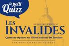 Couverture du livre « Le petit quizz des invalides (fr) » de Gregoire Thonnat aux éditions Editions Pierre De Taillac