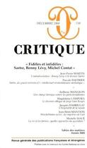 Couverture du livre « Revue critique n.739 ; 