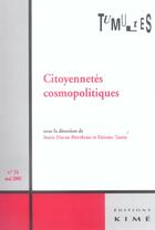 Couverture du livre « Tumultes n 24 citoyennetes cosmopolitiques » de  aux éditions Kime