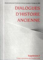 Couverture du livre « DIALOGUES D'HISTOIRE ANCIENNE » de Antonio Gonzales aux éditions Pu De Franche Comte