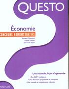 Couverture du livre « Questo Economie N.3 » de Renaud Chartoire et Sophie Loiseau et Jean-Yves Sepot aux éditions Nathan