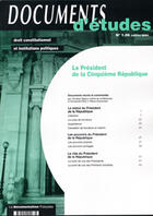Couverture du livre « Le president de la cinquieme republique n 1.06 2004 » de  aux éditions Documentation Francaise
