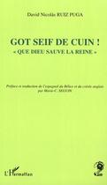 Couverture du livre « Got seif de cuin ! 