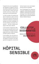 Couverture du livre « Hôpital sensible » de Eduardo Berti aux éditions Bord De L'eau