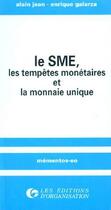 Couverture du livre « Sme Les Tempetes Monetair » de Jean aux éditions Organisation