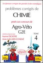 Couverture du livre « Chimie agro-veto - g2e - 2000-2003 - tome 4 » de Escaffre aux éditions Ellipses