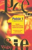 Couverture du livre « Revue poesie vagabondages - poesie de la violence, violence de la poesie - numero 22 » de  aux éditions Cherche Midi