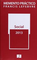 Couverture du livre « Social 2013 (version espagnol) » de Redaction Efl aux éditions Lefebvre