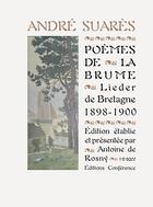 Couverture du livre « Poèmes de la brume » de Andre Suares aux éditions Conference