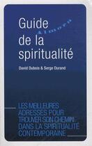 Couverture du livre « Guide almora de la spiritualité » de David Dubois et Serge Durand aux éditions Almora