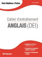 Couverture du livre « Cahier d'entraînement ; anglais (DEI) » de Lynne Hutchinson aux éditions Studyrama