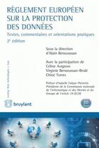 Couverture du livre « Réglement européen sur la protection des données » de  aux éditions Bruylant