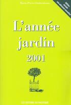 Couverture du livre « L'Annee Jardin 2001 » de Marie-Pierre Ombredanne aux éditions Pacifique