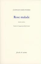 Couverture du livre « Rose malade - derniers poemes » de Panero L M. aux éditions Zoeme