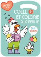 Couverture du livre « 4+ bleue colle et colorie » de  aux éditions Yoyo Books