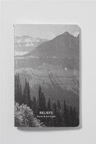 Couverture du livre « Carnet ansel adams - glacier national park » de Ansel Adams aux éditions Reliefs Editions